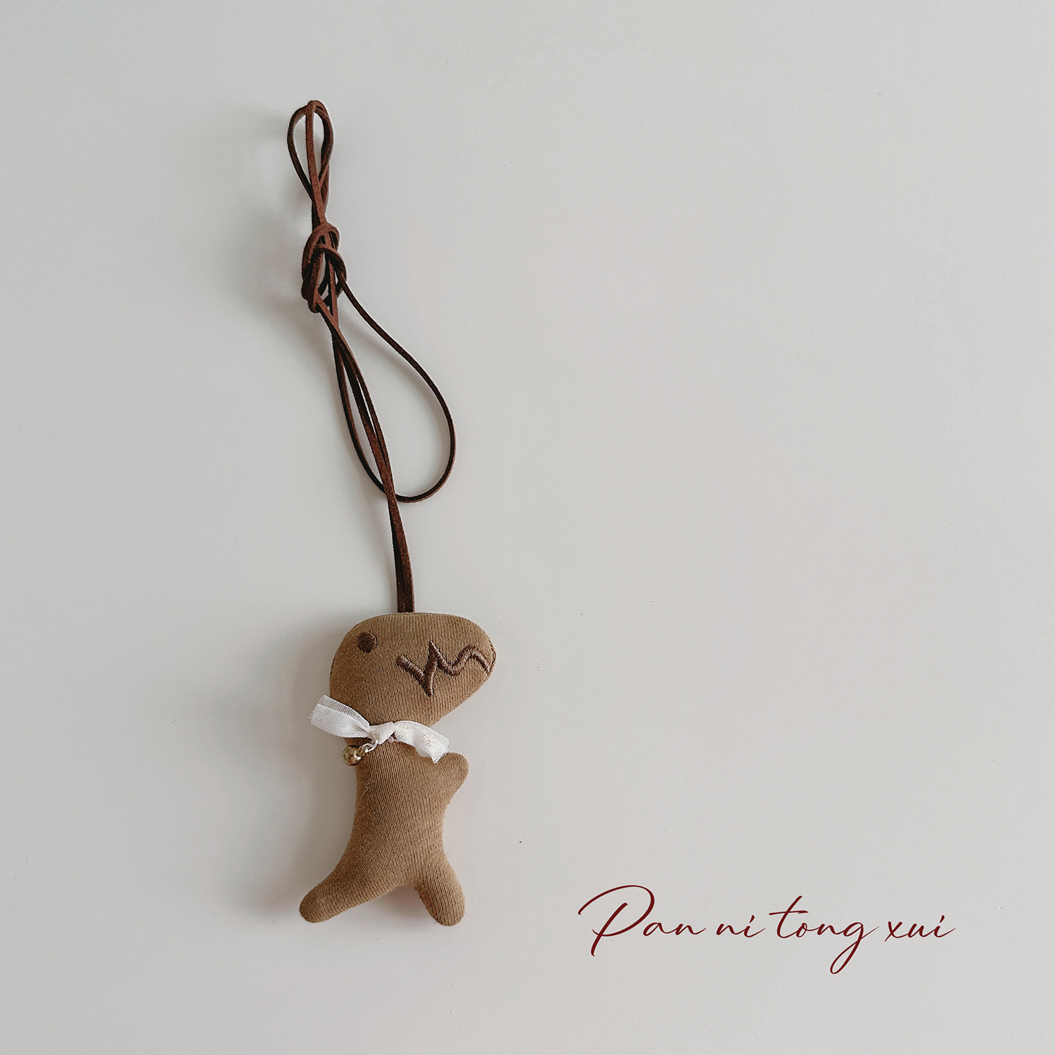 Handmade Children's Cartoon Hanging Neck Necklace - Cute 3D Soft Animal Pendant for Sweatshirts & Accessories