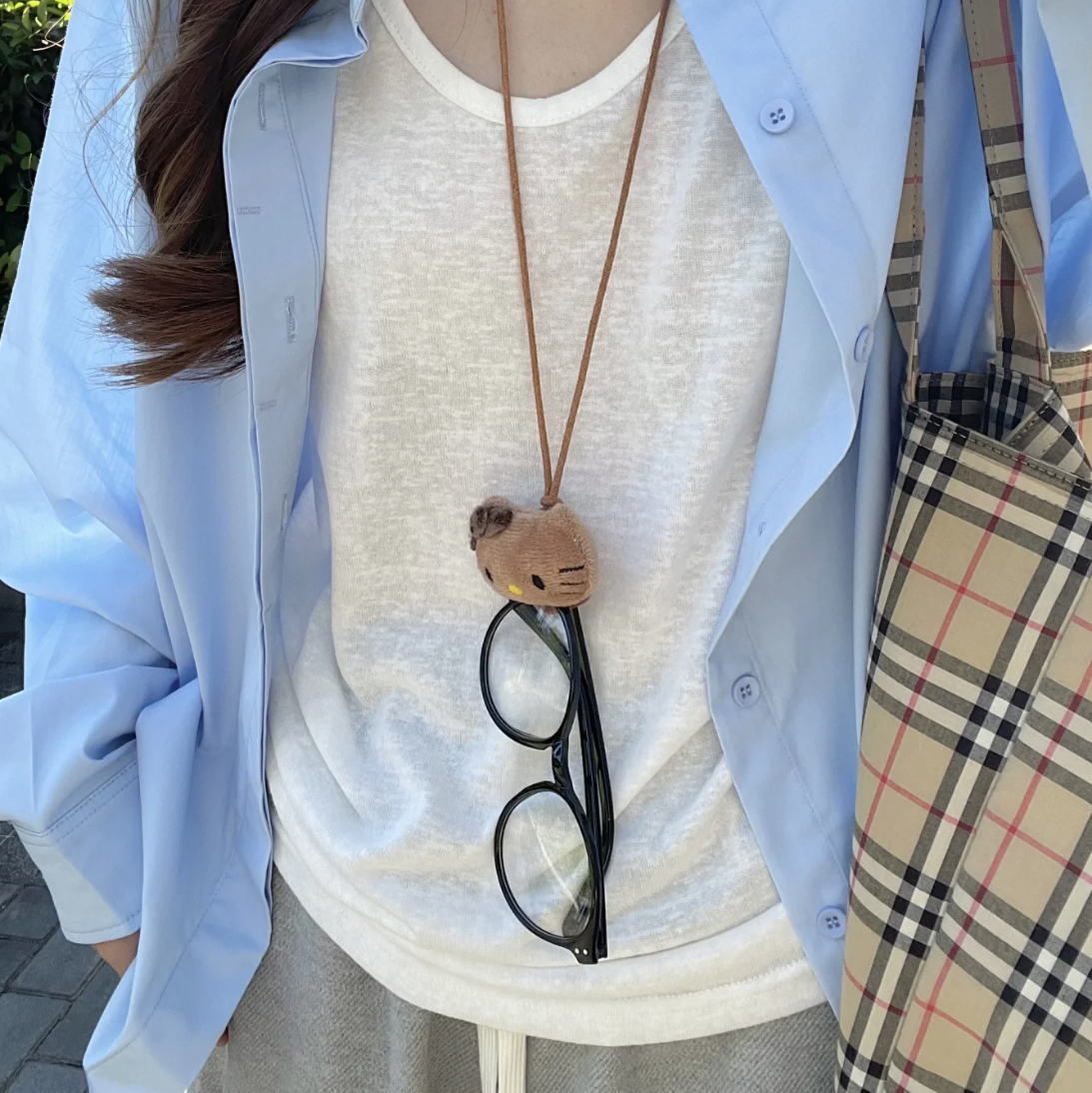 Handmade Children's Cartoon Hanging Neck Necklace - Cute 3D Soft Animal Pendant for Sweatshirts & Accessories Handmade Children's Cartoon Hanging Neck Necklace - Cute 3D Soft Animal Pendant for Sweatshirts & Accessories