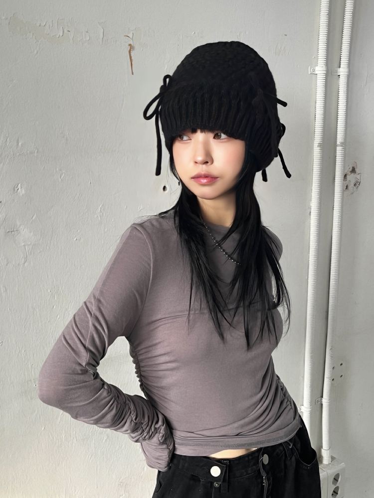 Handmade Knitted Bow Fisherman Hat for Women - Versatile Cold Weather Bucket Hat with Ear Coverage for Autumn and Winter Handmade Knitted Bow Fisherman Hat for Women - Versatile Cold Weather Bucket Hat with Ear Coverage for Autumn and Winter