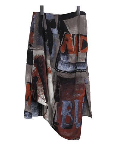 Handmade Retro Abstract Oil Painting Style Irregular Half-Length Skirt - Artistic Pattern for Unique Vintage Fashion Handmade Retro Abstract Oil Painting Style Irregular Half-Length Skirt - Artistic Pattern for Unique Vintage Fashion