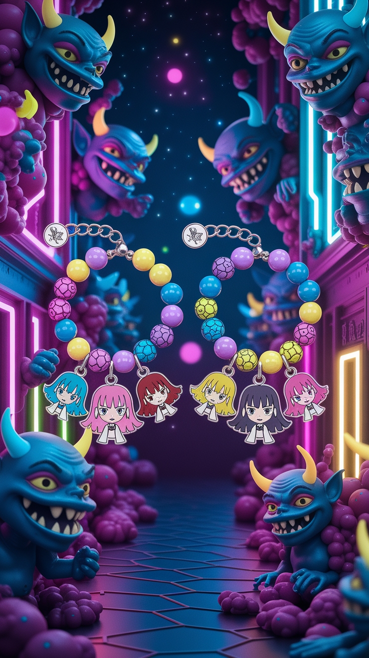 Hazbin Hotel Matching Bracelets: Fun for Fans and Friends outfit idea