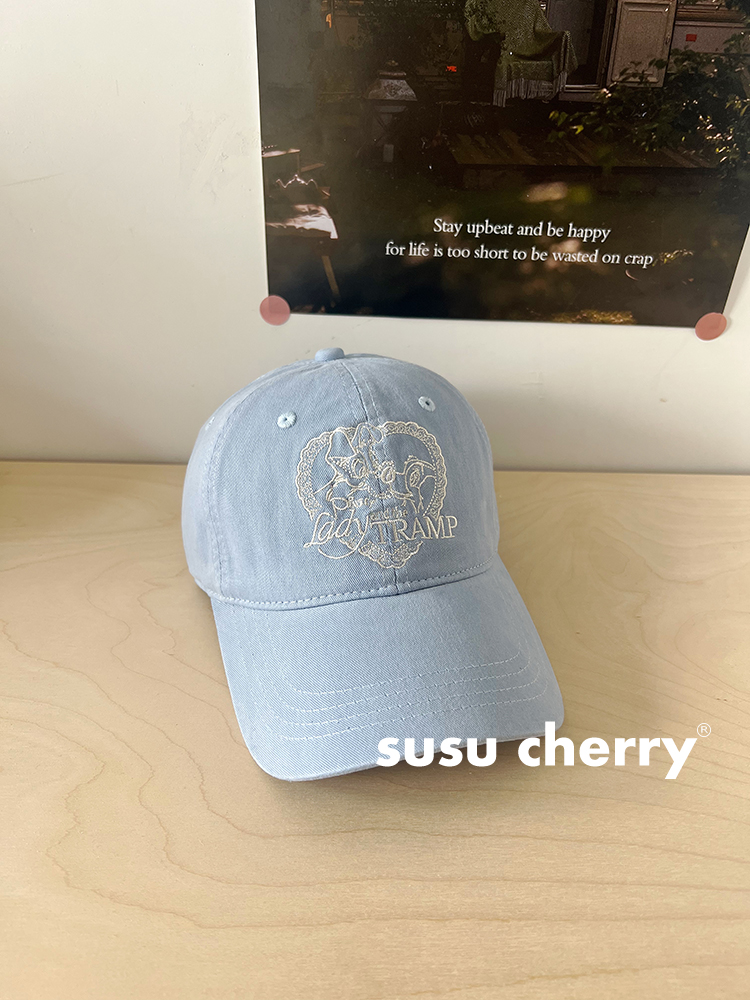 Heart Embroidery Duckbill Cap for Women - Soft Top Baseball Hat for Spring and Summer, Face-Shaping Style, Trendy Casual Accessory