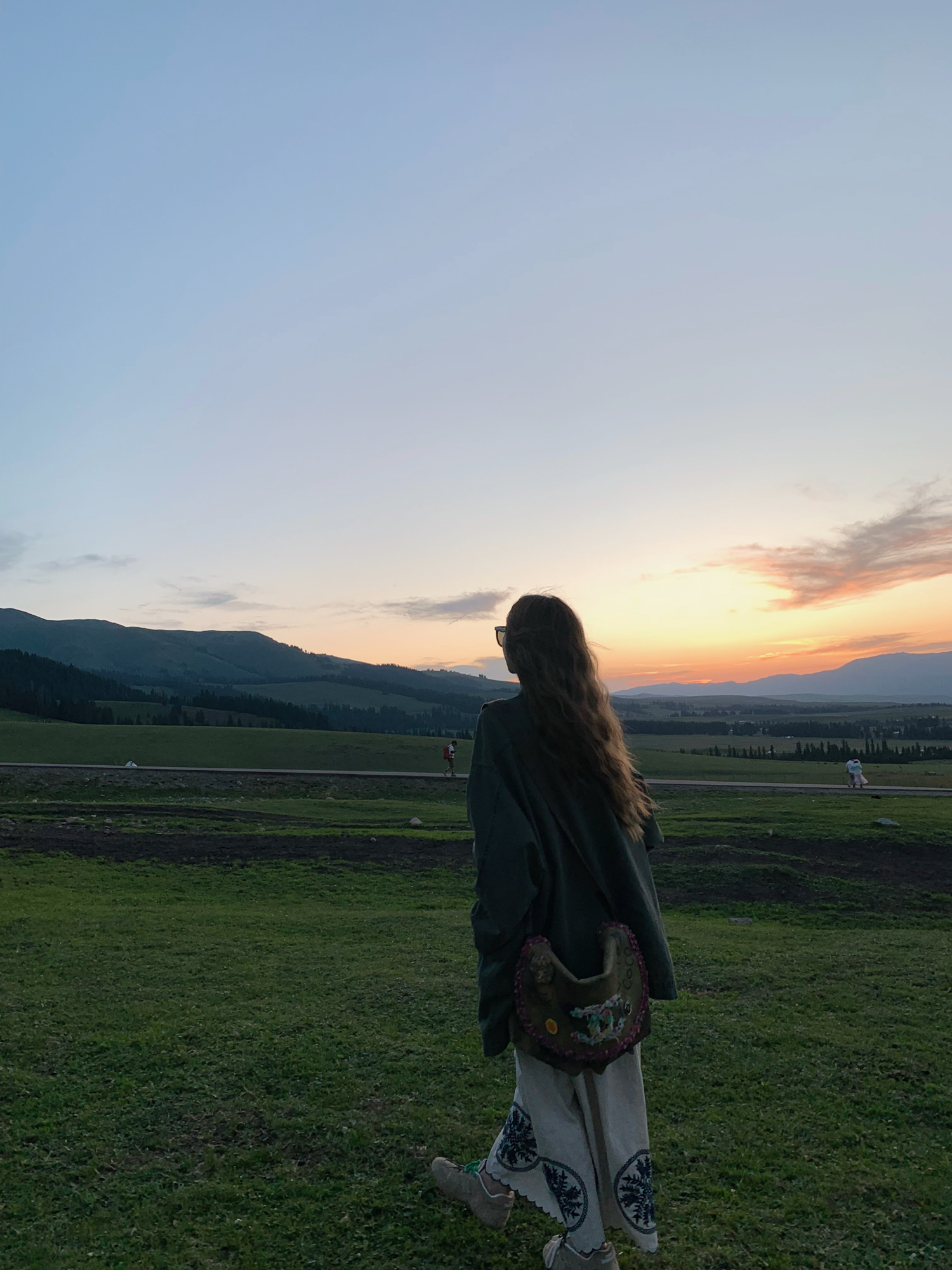 Heavy-Duty Embroidered Top and Skirt Set - Loose Fit, 80% Ramie, Vintage-Inspired, Elegant Dublin Mist Style Heavy-Duty Embroidered Top and Skirt Set - Loose Fit, 80% Ramie, Vintage-Inspired, Elegant Dublin Mist Style