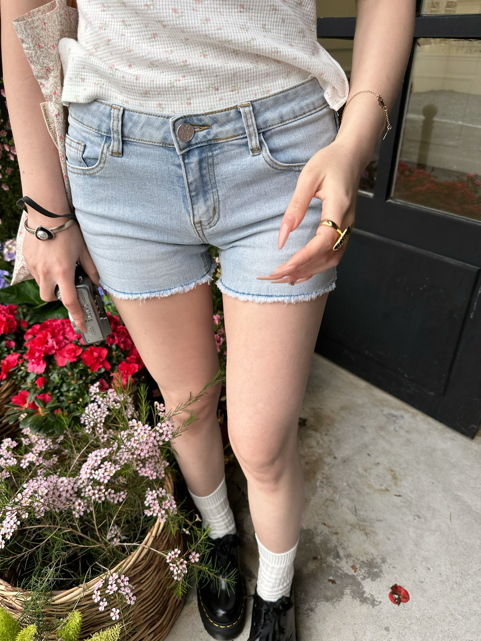 High Elasticity Blue Shorts with Soap Fragrance - Comfortable and Refreshing Summer Essential