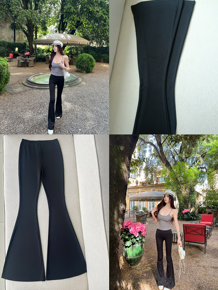 High Elasticity Wide-Leg Long Pants for Women - Elegant Slimming Casual Trousers for Supermodel Style High Elasticity Wide-Leg Long Pants for Women - Elegant Slimming Casual Trousers for Supermodel Style