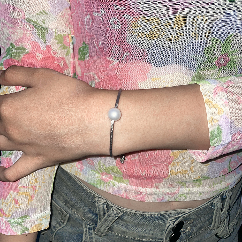 High-End Pearl Bangle Bracelet for Women, Personalized Daily Commuting Jewelry, Unique Niche Design