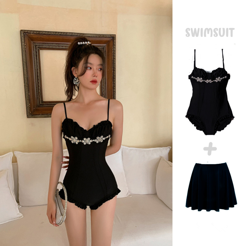 High-End Retro Princess Style Diamond-Studded Slimming One-Piece Swimsuit for Women - 2013 Spring Vacation Fashion High-End Retro Princess Style Diamond-Studded Slimming One-Piece Swimsuit for Women - 2013 Spring Vacation Fashion