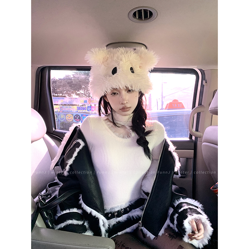 High Neck Knitted Women's Shoulder Sweater Top with Flirt Trap Design - Cozy Winter Fashion Essential High Neck Knitted Women's Shoulder Sweater Top with Flirt Trap Design - Cozy Winter Fashion Essential