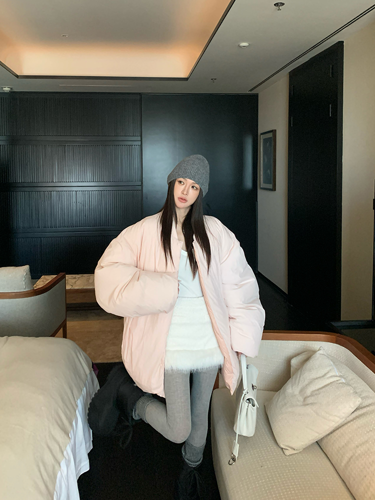 High Waist A-Line Spliced Woolen Skirt for Women - Cheese Milk Puff Design, Small Fragrance, Perfect for Spring and Winter Fashion