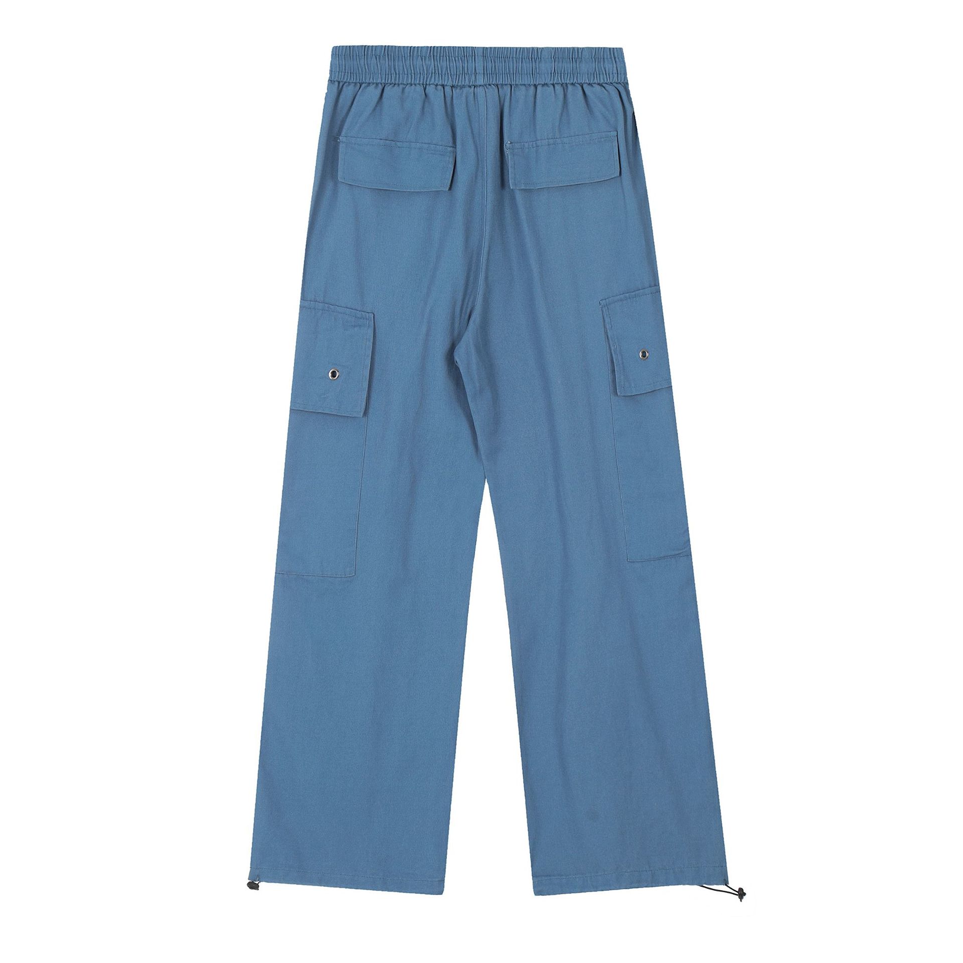 High Waist Loose Straight Jazz Dance Pants for Women - Casual Blue Jeans for Autumn Winter 스타ì¼