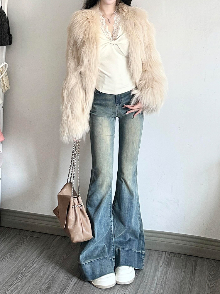 High-Waisted American Retro Flared Jeans for Women, Summer Slim Straight Bell-Bottom Wide-Leg Pants, 90s Y2K Style High-Waisted American Retro Flared Jeans for Women, Summer Slim Straight Bell-Bottom Wide-Leg Pants, 90s Y2K Style