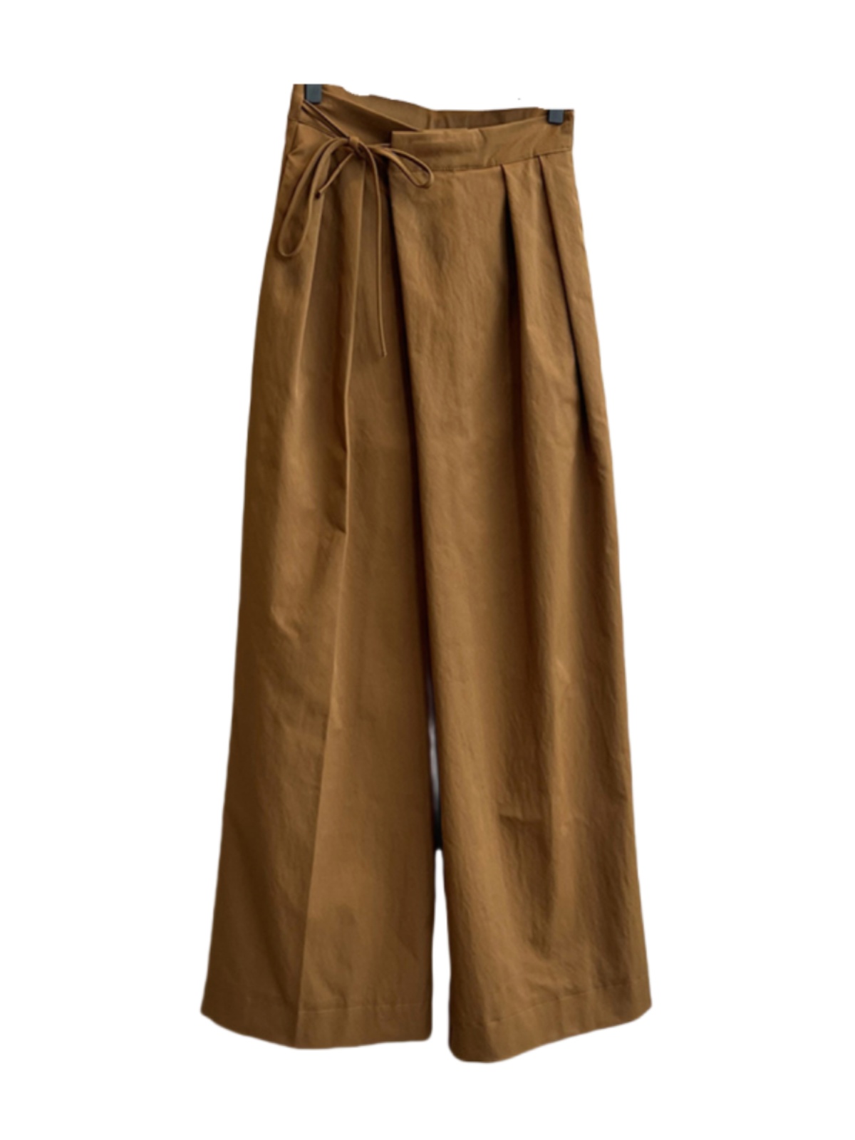 High-Waisted Asymmetrical Tie Wide-Leg Pants for Women, Casual Loose Straight Trousers, Spring 2025 Fashion High-Waisted Asymmetrical Tie Wide-Leg Pants for Women, Casual Loose Straight Trousers, Spring 2025 Fashion
