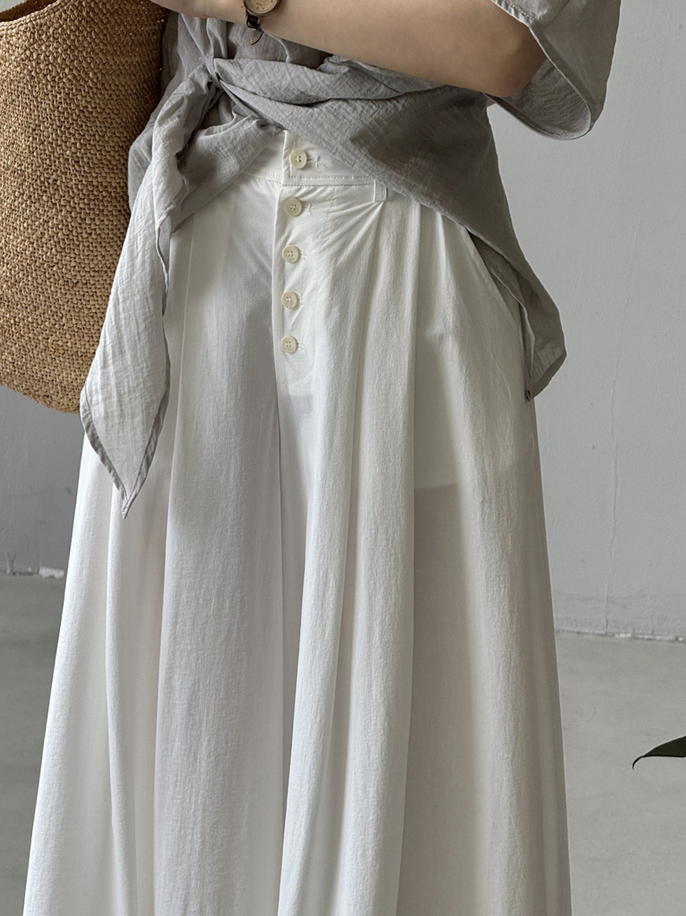 High-Waisted Casual Nine-Point Pants for Women, Relaxed Fit Straight Wide-Leg Trousers, Summer 2025 Lazy Style Fashion