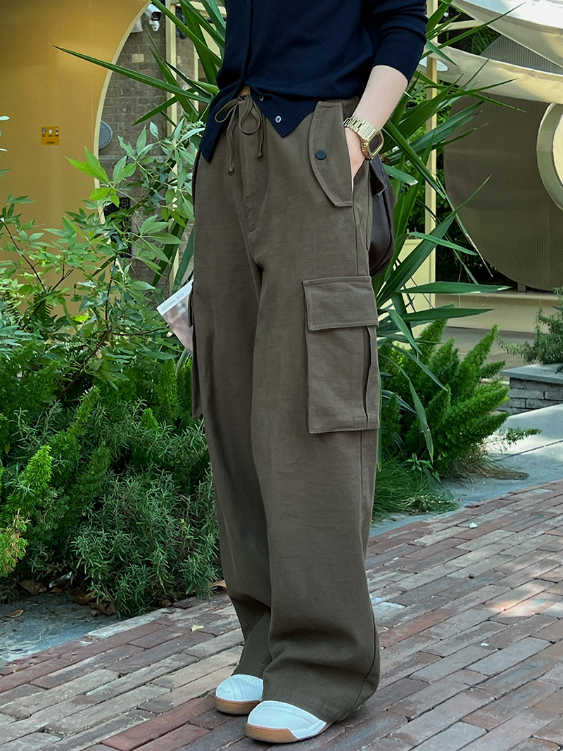 High-Waisted Coffee Color Wide-Leg Casual Pants for Women | Loose Fit Pure Cotton Workwear | Autumn 2025 Fashion High-Waisted Coffee Color Wide-Leg Casual Pants for Women | Loose Fit Pure Cotton Workwear | Autumn 2025 Fashion