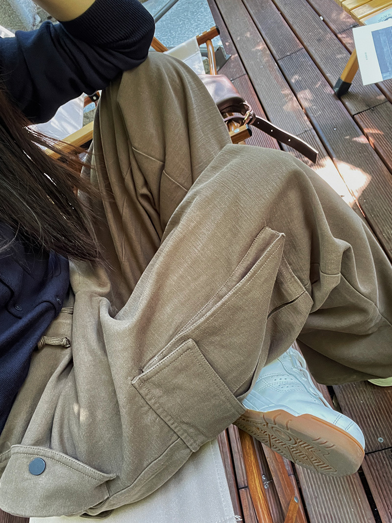 High-Waisted Coffee Color Wide-Leg Casual Pants for Women | Loose Fit Pure Cotton Workwear | Autumn 2025 Fashion High-Waisted Coffee Color Wide-Leg Casual Pants for Women | Loose Fit Pure Cotton Workwear | Autumn 2025 Fashion