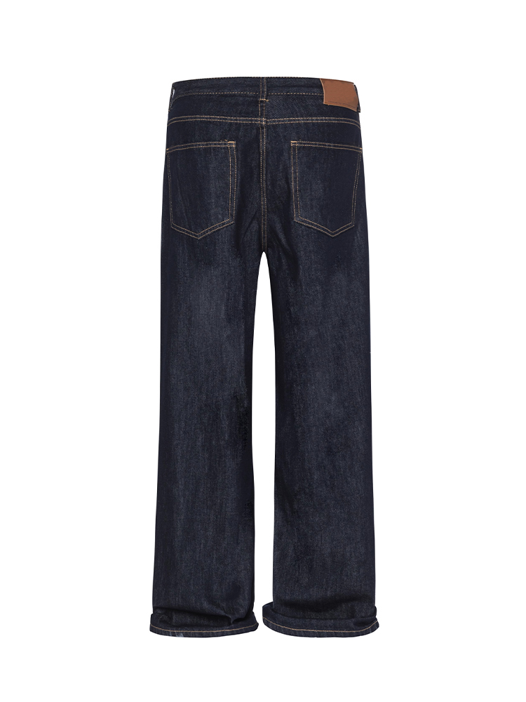 High-Waisted Denim Blue Wide-Leg Jeans for Women - Summer Casual Loose-Fitting Straight-Leg Pants, Versatile & Slimming Style High-Waisted Denim Blue Wide-Leg Jeans for Women - Summer Casual Loose-Fitting Straight-Leg Pants, Versatile & Slimming Style