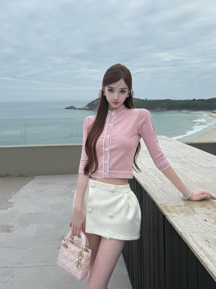 High-Waisted French Puff Skirt for Women - Quick-Dry Short Summer Skirt in Swan Lake Design - Trendy 90s Inspired Fashion