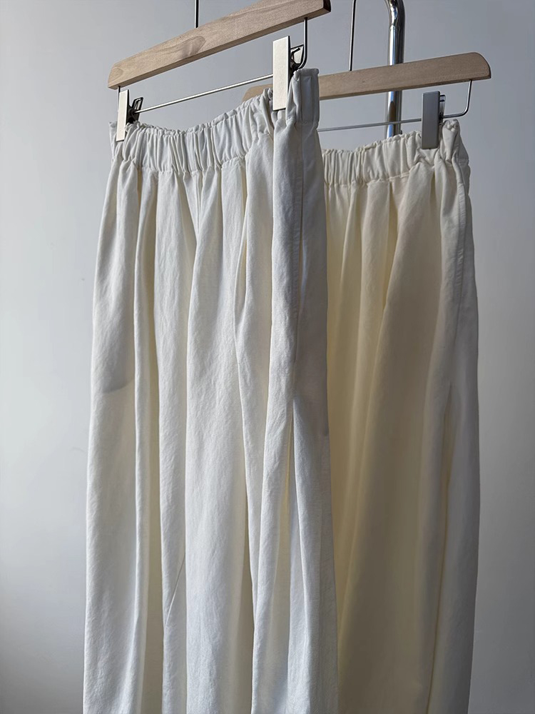 High-Waisted Loose Casual Pants for Women, Plus Size Wide-Leg Trousers, Versatile Solid Color 2025 Fashion