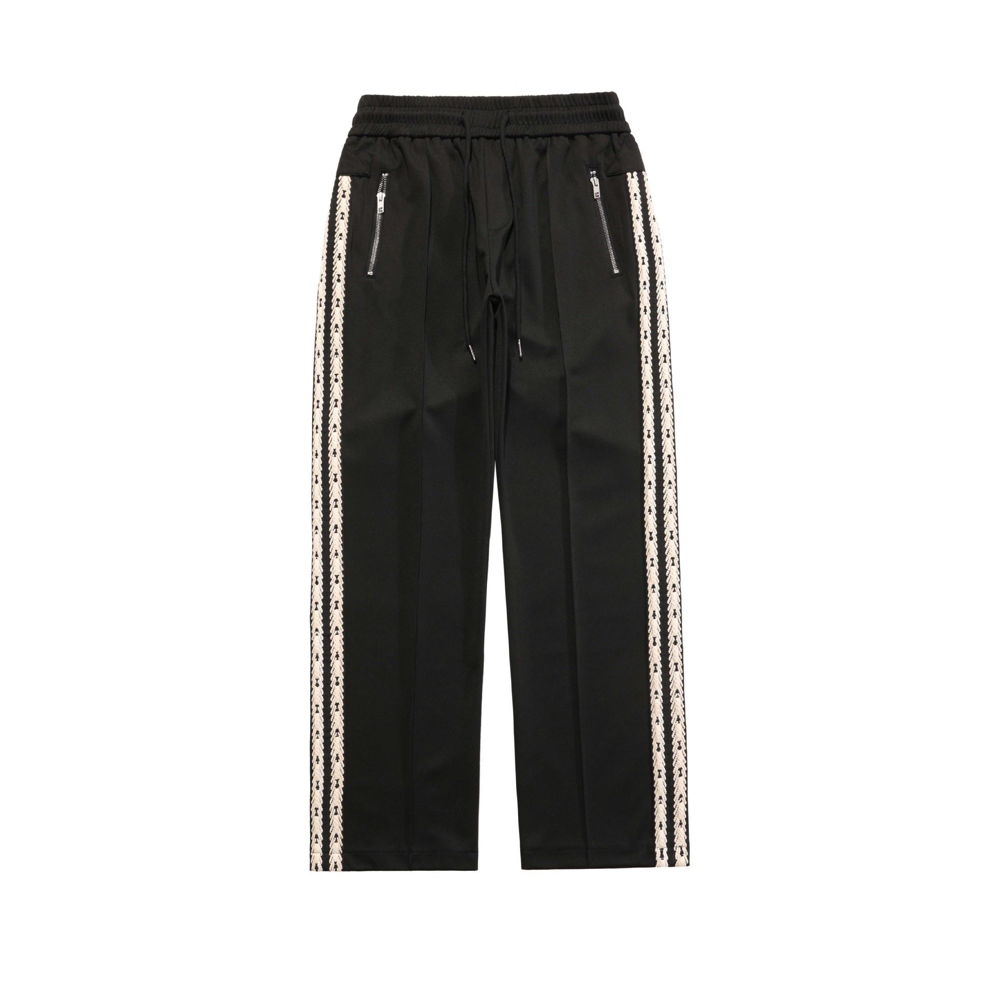 High-Waisted Straight-Leg Hip Hop Dance Pants for Women - Casual Spring Jazz Sports Trousers, Streetwear Style