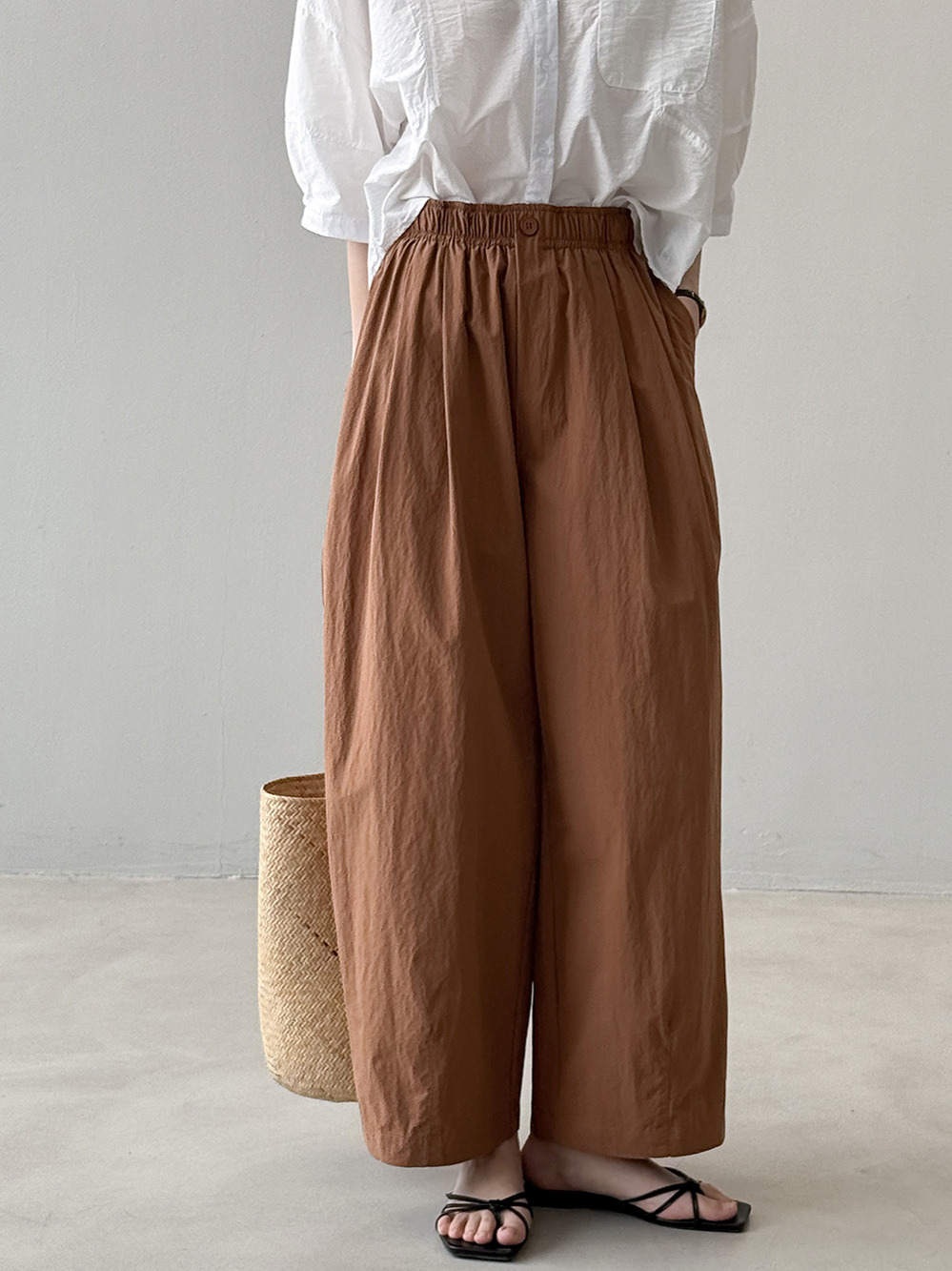 High-Waisted Straight-Leg Women's Casual Pants - 2025 Summer Loose Fit Carrot Pants, Thin Wide-Leg Work Trousers for Effortless Style High-Waisted Straight-Leg Women's Casual Pants - 2025 Summer Loose Fit Carrot Pants, Thin Wide-Leg Work Trousers for Effortless Style