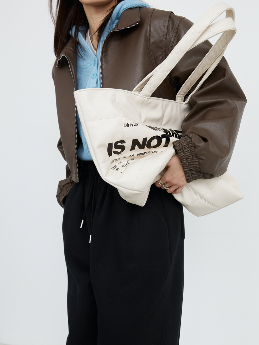 Home Is Not a Place Printed Quilted Cotton Large Tote Bag - Stylish Everyday Tote for Travel and Daily Use Home Is Not a Place Printed Quilted Cotton Large Tote Bag - Stylish Everyday Tote for Travel and Daily Use