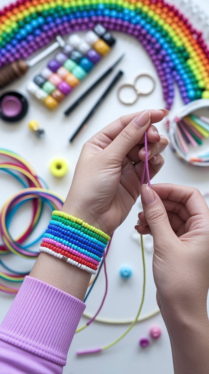 Creative Ways on How to Make Matching Bracelets outfit idea