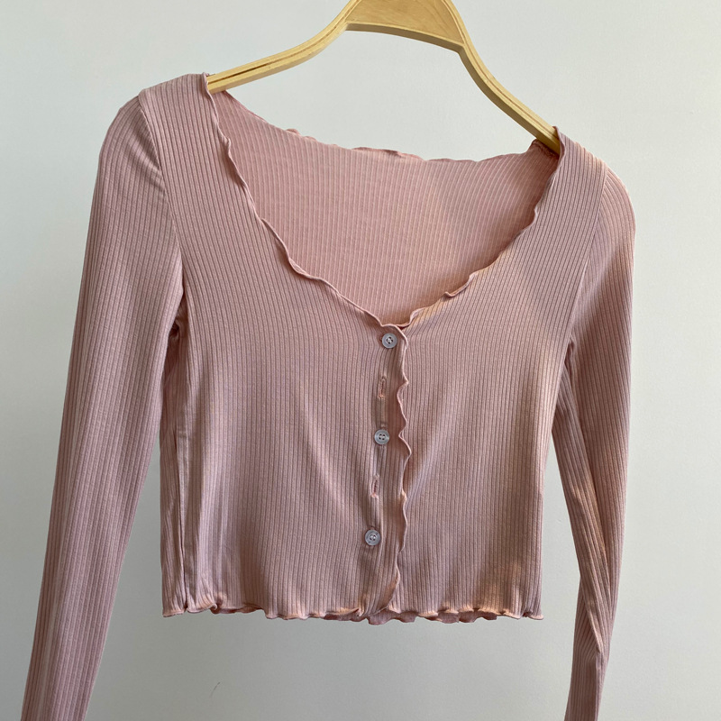 INS-Style White Jazz Dance Top for Women - Thin Waist-Length Cardigan Jacket INS-Style White Jazz Dance Top for Women - Thin Waist-Length Cardigan Jacket