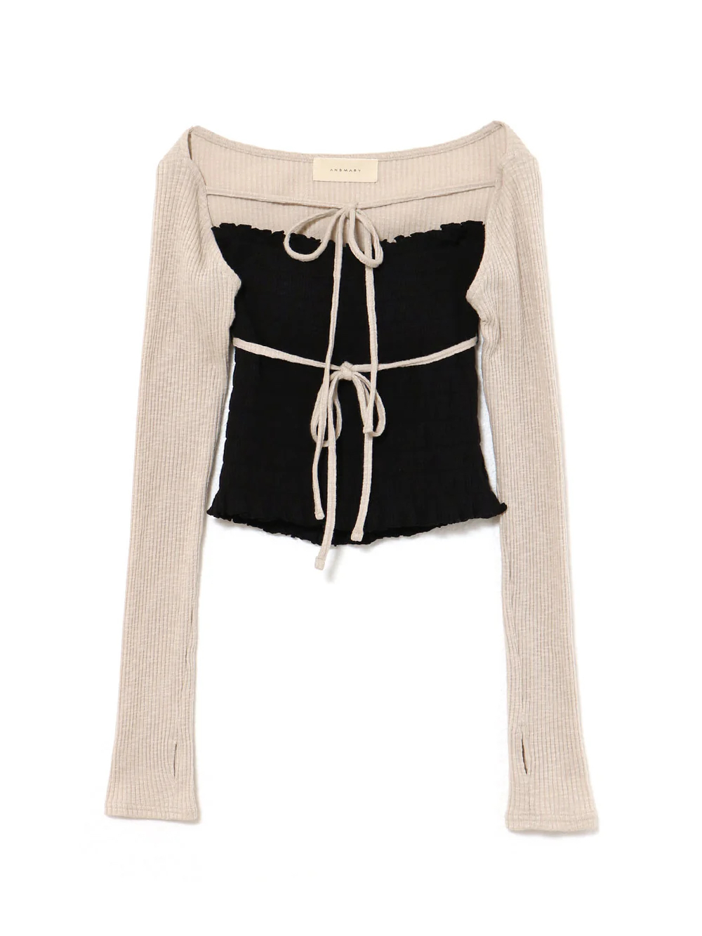 Japanese Niche Style Pleated Strapless Tank Top and Long Sleeve Knitted Cardigan Two-Piece Set - Stretchy Fashion Essential Japanese Niche Style Pleated Strapless Tank Top and Long Sleeve Knitted Cardigan Two-Piece Set - Stretchy Fashion Essential