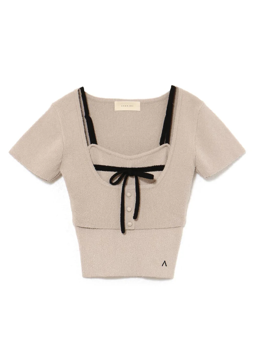 Japanese Style Color-Block Knitted Camisole Two-Piece Set - Niche Design for Summer - Age-Reducing Fashion Staple Japanese Style Color-Block Knitted Camisole Two-Piece Set - Niche Design for Summer - Age-Reducing Fashion Staple