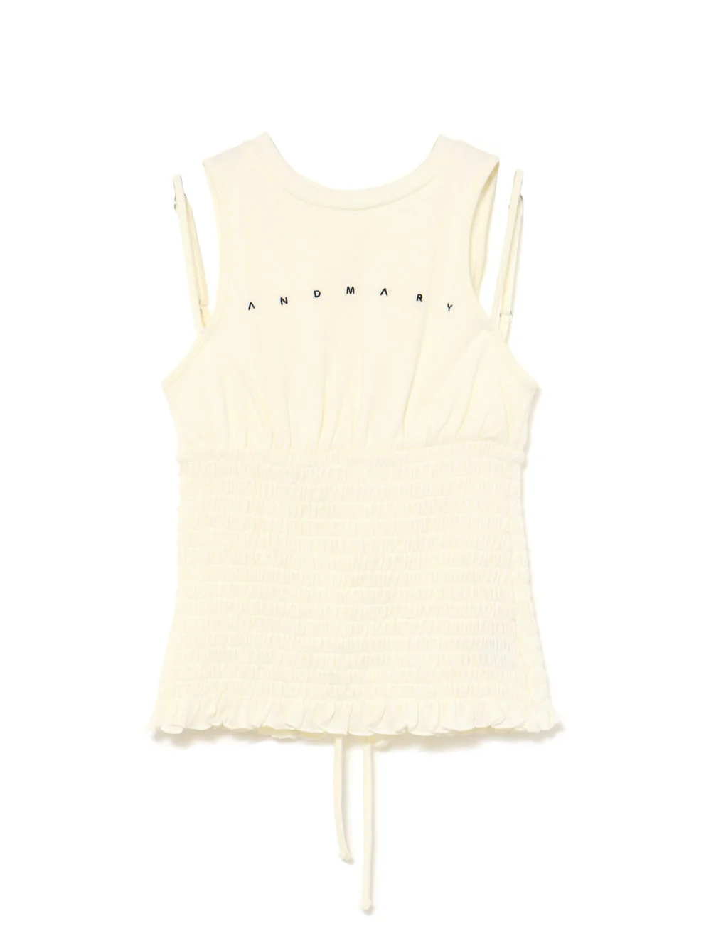 Japanese Style Letter Embroidery Round Neck Strap Vest Camisole Top - Summer 2025 Fashion Japanese Style Letter Embroidery Round Neck Strap Vest Camisole Top - Summer 2025 Fashion