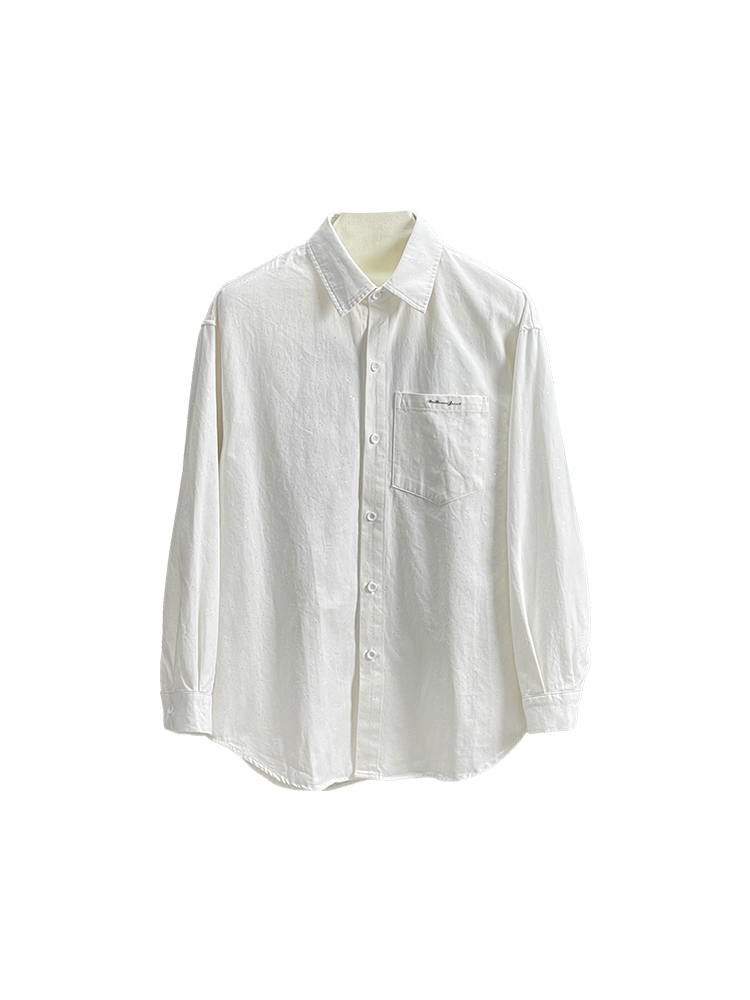 Japanese-Style Retro Starry Sky Printed Long Sleeve Shirt for Men - Trendy Casual Jacket for Autumn Fashion Japanese-Style Retro Starry Sky Printed Long Sleeve Shirt for Men - Trendy Casual Jacket for Autumn Fashion