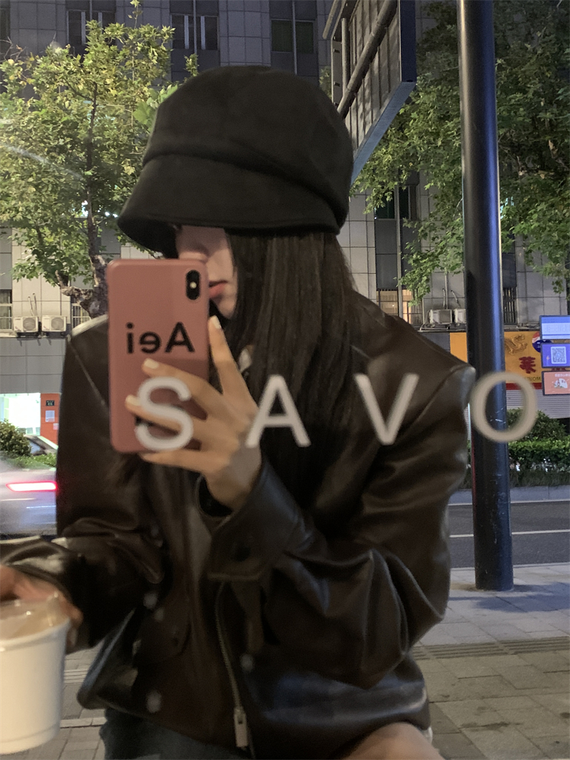 Japanese-Style Suede Fisherman Hat for Women - Slouchy Octagonal Beret, Face-Covering, Trendy Autumn/Winter Accessory, Large Head Circumference Japanese-Style Suede Fisherman Hat for Women - Slouchy Octagonal Beret, Face-Covering, Trendy Autumn/Winter Accessory, Large Head Circumference