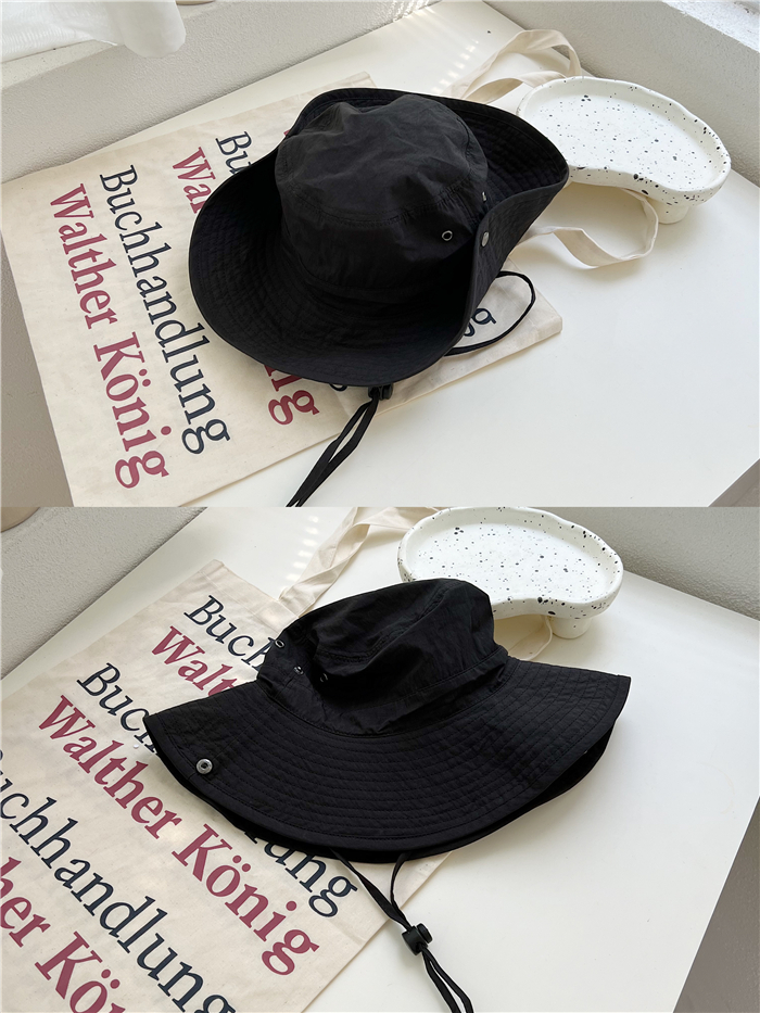 Japanese-Style Wide-Brimmed Sun Hat for Men and Women - Outdoor Fishing & Hiking Jazz Fisherman Hat, Rolled-Edge Design Japanese-Style Wide-Brimmed Sun Hat for Men and Women - Outdoor Fishing & Hiking Jazz Fisherman Hat, Rolled-Edge Design