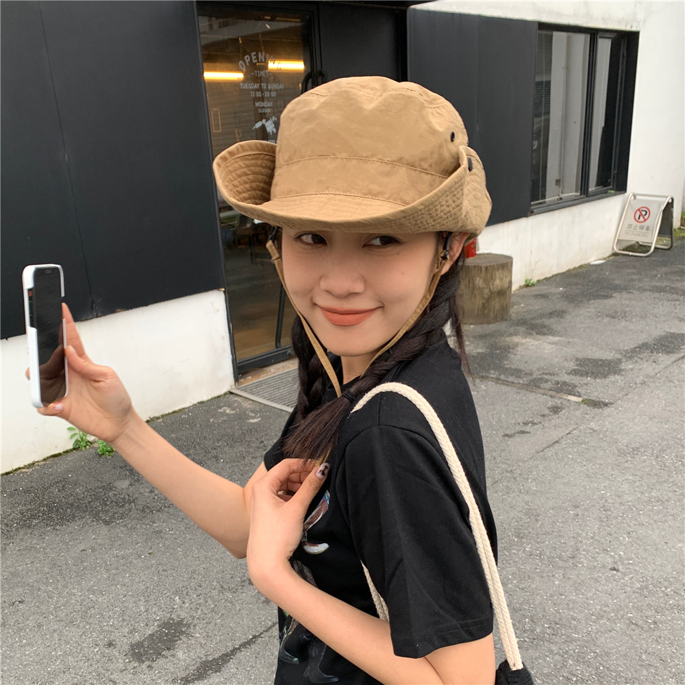 Japanese-Style Wide-Brimmed Sun Hat for Men and Women - Outdoor Fishing & Hiking Jazz Fisherman Hat, Rolled-Edge Design Japanese-Style Wide-Brimmed Sun Hat for Men and Women - Outdoor Fishing & Hiking Jazz Fisherman Hat, Rolled-Edge Design