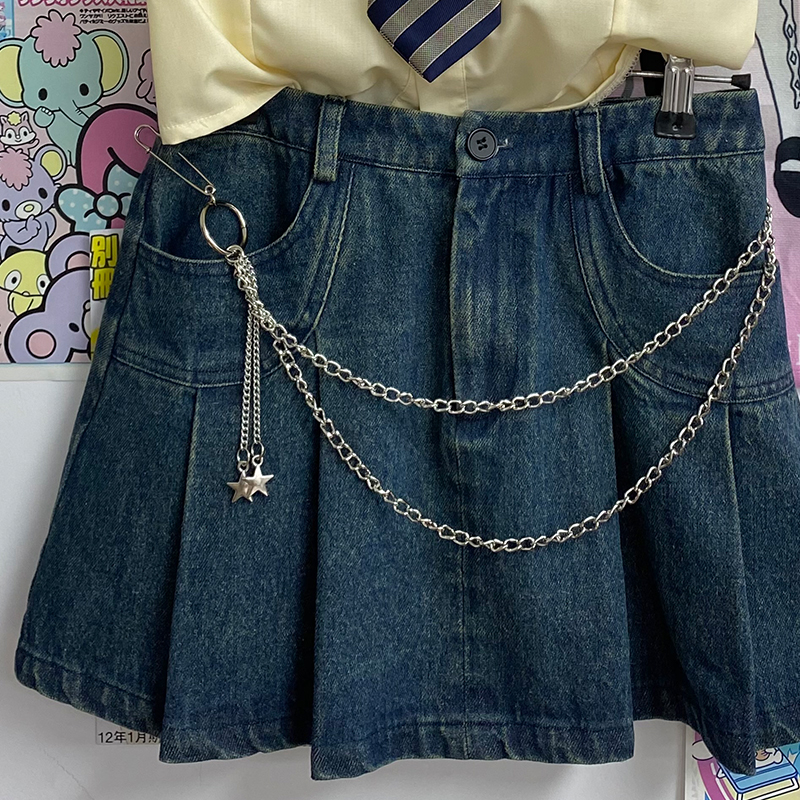 Japanese Sweet Style Pudding Bear Decorative Chain Skirt Hanging Waist Chain - Trendy and Cool Fashion Accessory Japanese Sweet Style Pudding Bear Decorative Chain Skirt Hanging Waist Chain - Trendy and Cool Fashion Accessory