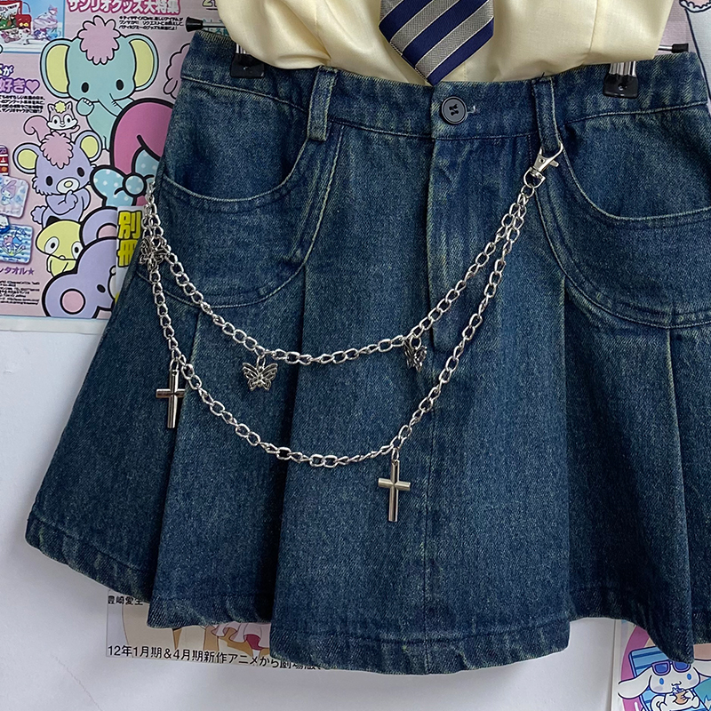 Japanese Sweet Style Pudding Bear Decorative Chain Skirt Hanging Waist Chain - Trendy and Cool Fashion Accessory Japanese Sweet Style Pudding Bear Decorative Chain Skirt Hanging Waist Chain - Trendy and Cool Fashion Accessory