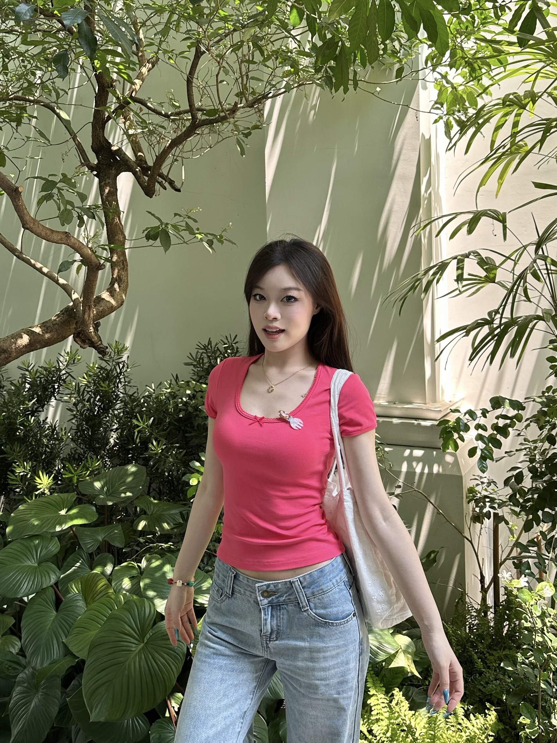 Jasmine Baby Tee - Fragrant Floral Design, Trendy Fit, Available in Two Colors, Perfect for 90s and Y2K Style Fashion Jasmine Baby Tee - Fragrant Floral Design, Trendy Fit, Available in Two Colors, Perfect for 90s and Y2K Style Fashion