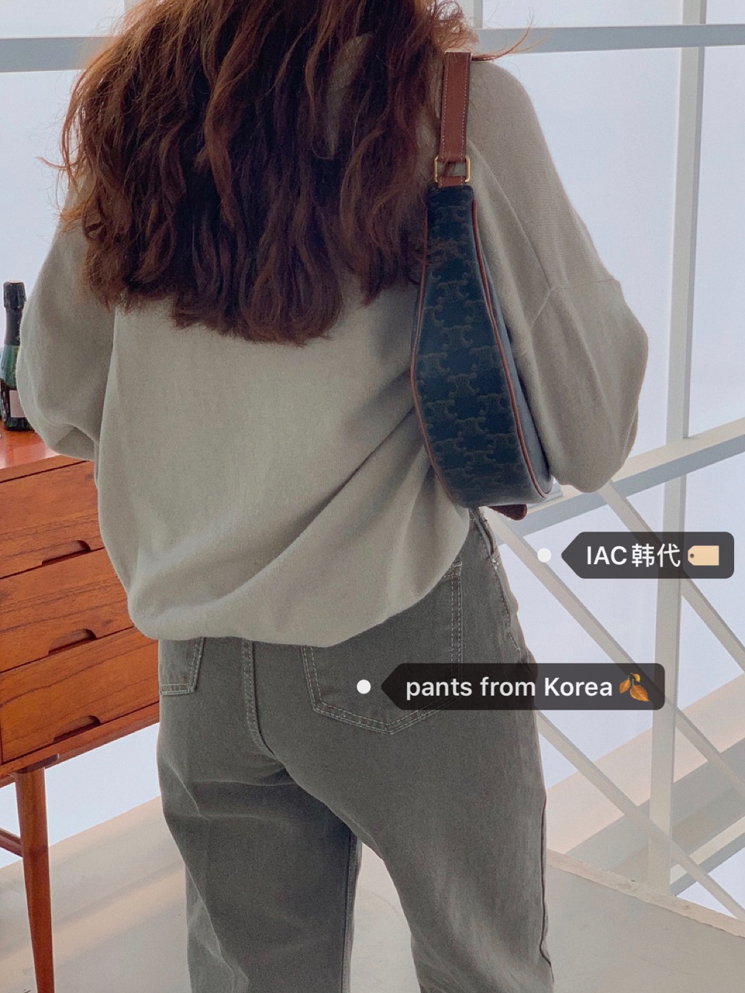 Khaki Green Retro Washed Straight-Leg Jeans with Bright Line - Y2K Korean Style Fashion Khaki Green Retro Washed Straight-Leg Jeans with Bright Line - Y2K Korean Style Fashion