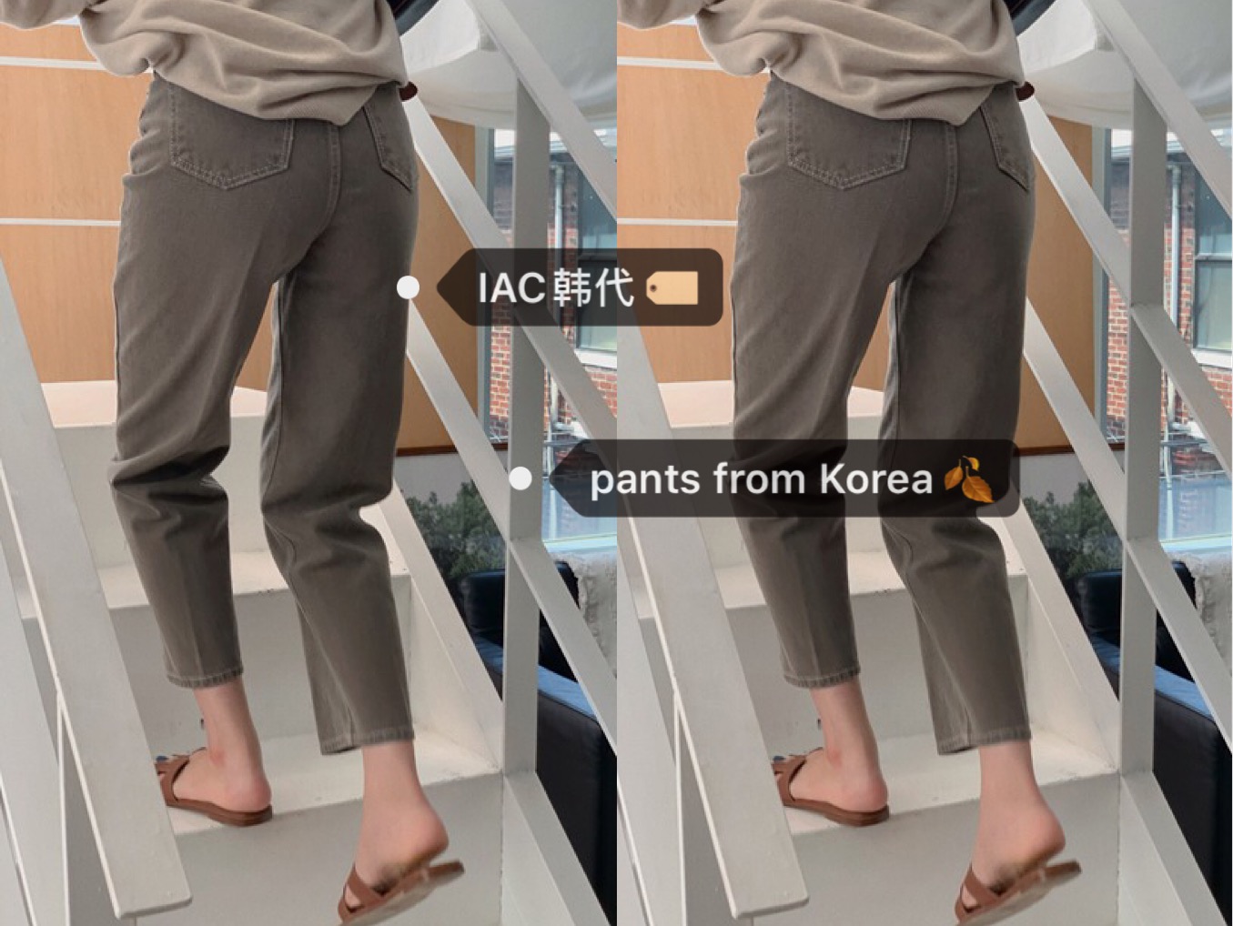 Khaki Green Retro Washed Straight-Leg Jeans with Bright Line - Y2K Korean Style Fashion Khaki Green Retro Washed Straight-Leg Jeans with Bright Line - Y2K Korean Style Fashion