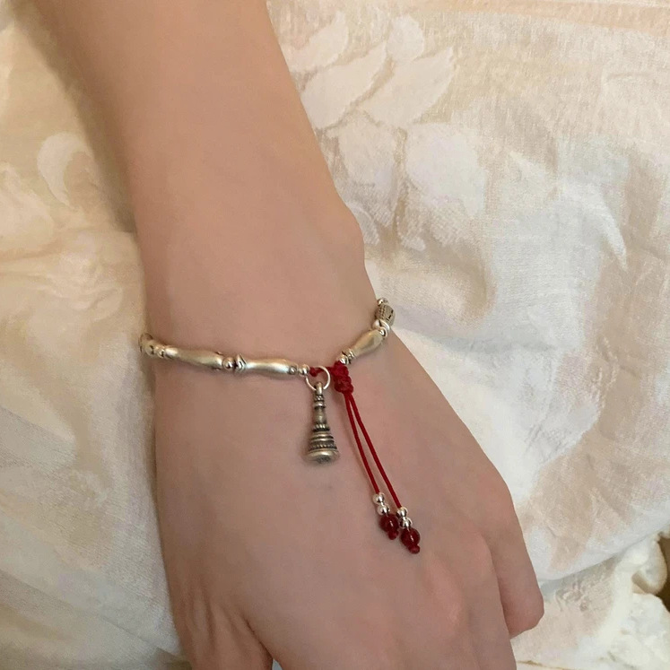 Koi Fish Vintage Distressed Chinese-Style Bracelet for Women - 2025 Light Luxury Versatile Trendy Hand Accessory Koi Fish Vintage Distressed Chinese-Style Bracelet for Women - 2025 Light Luxury Versatile Trendy Hand Accessory