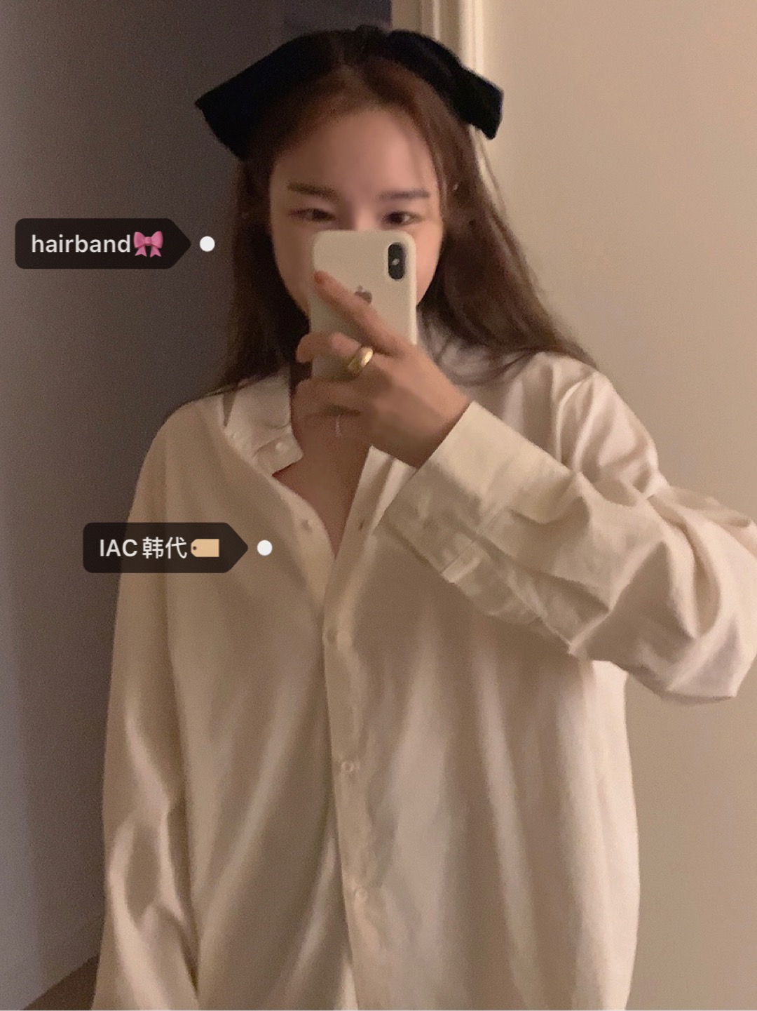 Korean Style Big Bow Velvet Headband - Heightening Crown Hair Accessory for a Chic Look