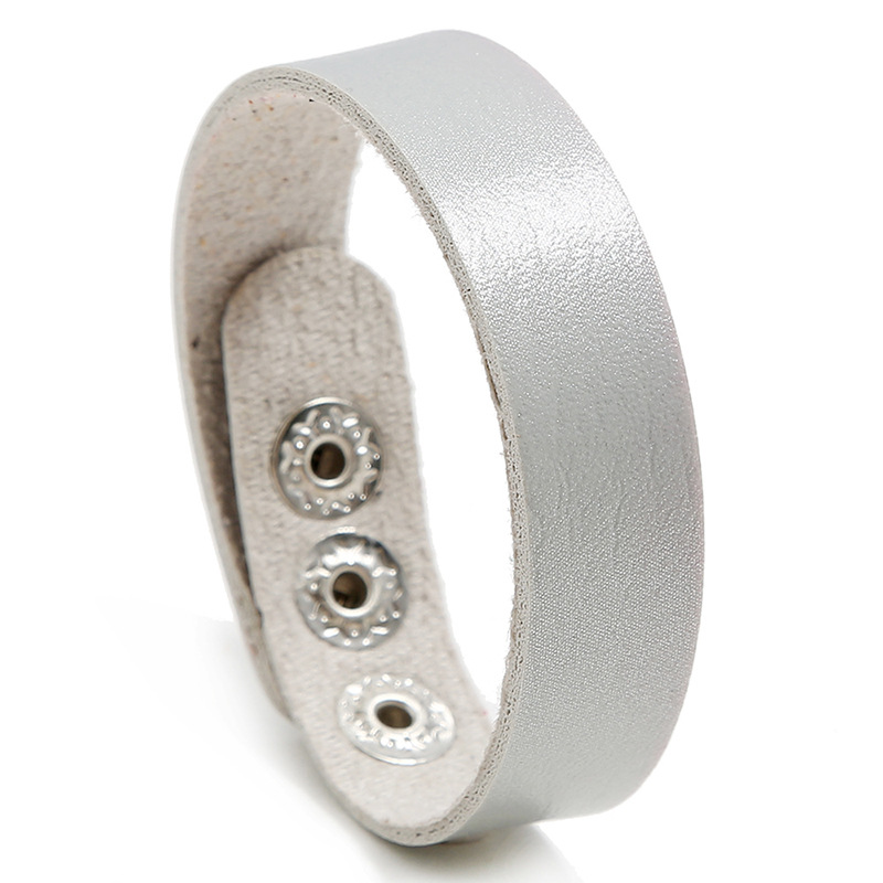 Korean Style Couple Adjustable Leather Bracelet - Minimalist Colorful Design for Versatile Everyday Wear Korean Style Couple Adjustable Leather Bracelet - Minimalist Colorful Design for Versatile Everyday Wear