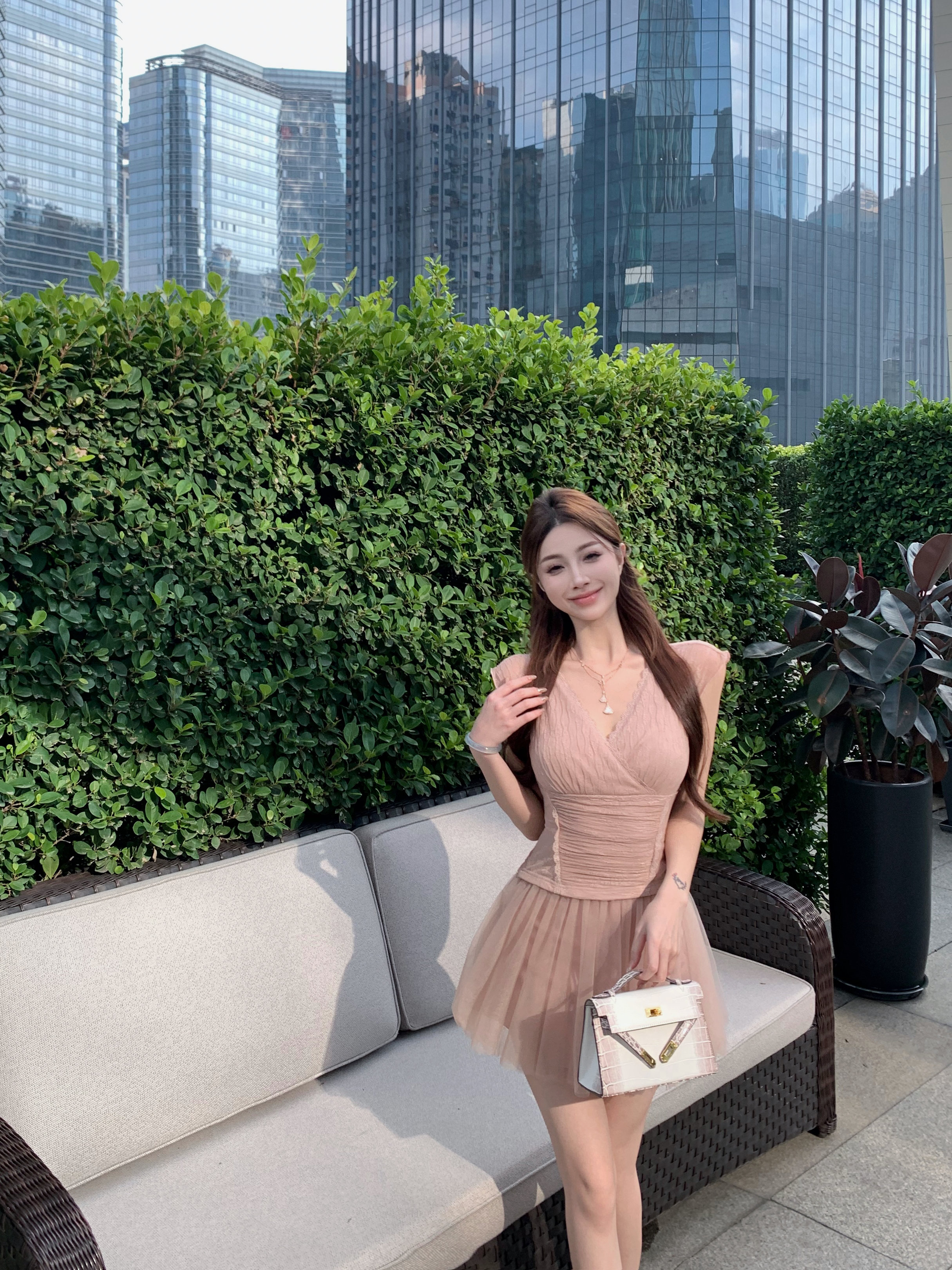 Korean Style Elegant Two-Piece Summer Dress Set for Women - Unique, Light, and Beautifully Designed Outfit