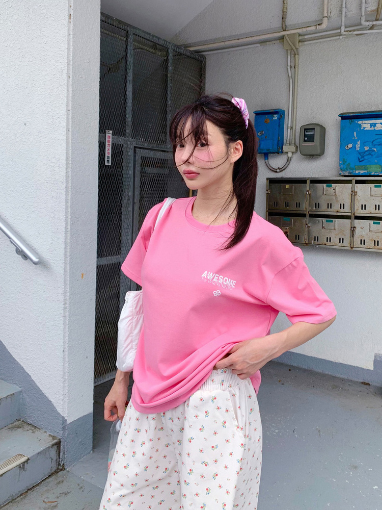 Korean Style Floral Slimming Casual Pants - Fresh & Age-Reducing Design for Effortless Everyday Wear Korean Style Floral Slimming Casual Pants - Fresh & Age-Reducing Design for Effortless Everyday Wear