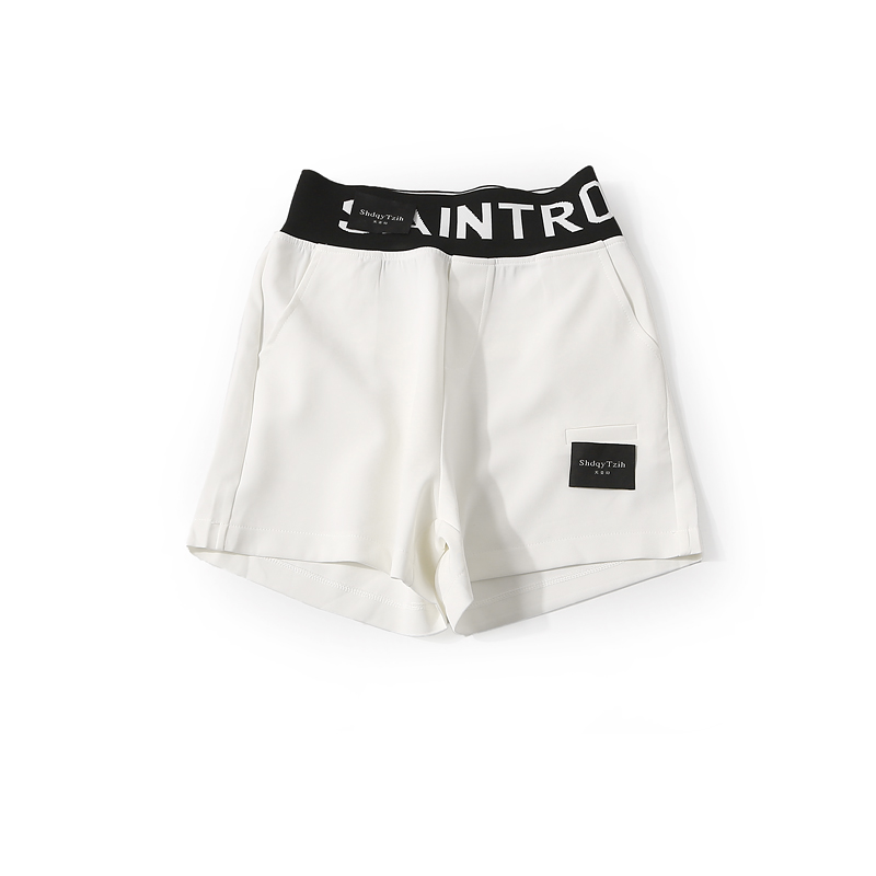 Korean Style High Waist Letter Print Casual Shorts for Women – Elegant Versatile Summer Fashion in Europe Korean Style High Waist Letter Print Casual Shorts for Women – Elegant Versatile Summer Fashion in Europe