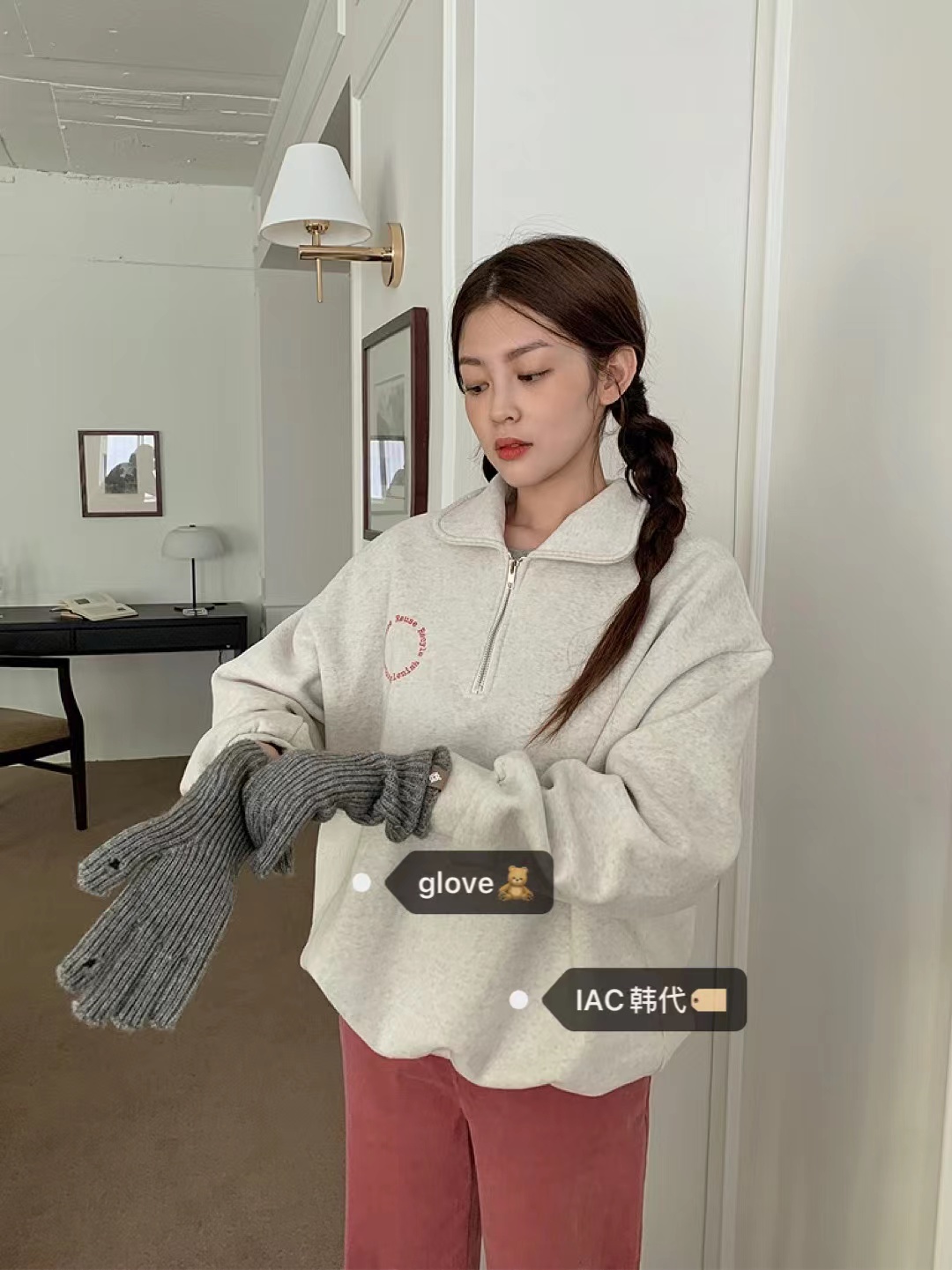 Korean Style Knitted Five-Finger Long Gloves - Touchscreen Warm Autumn Winter Fashion Accessories Korean Style Knitted Five-Finger Long Gloves - Touchscreen Warm Autumn Winter Fashion Accessories