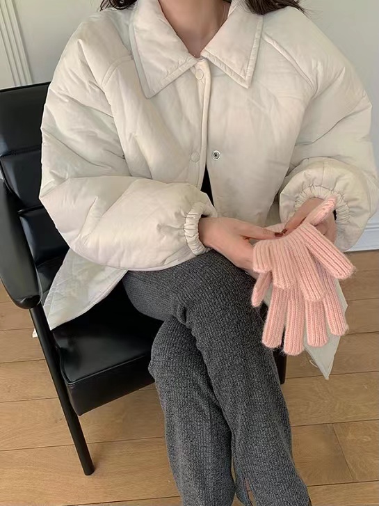 Korean Style Knitted Five-Finger Long Gloves - Touchscreen Warm Autumn Winter Fashion Accessories Korean Style Knitted Five-Finger Long Gloves - Touchscreen Warm Autumn Winter Fashion Accessories