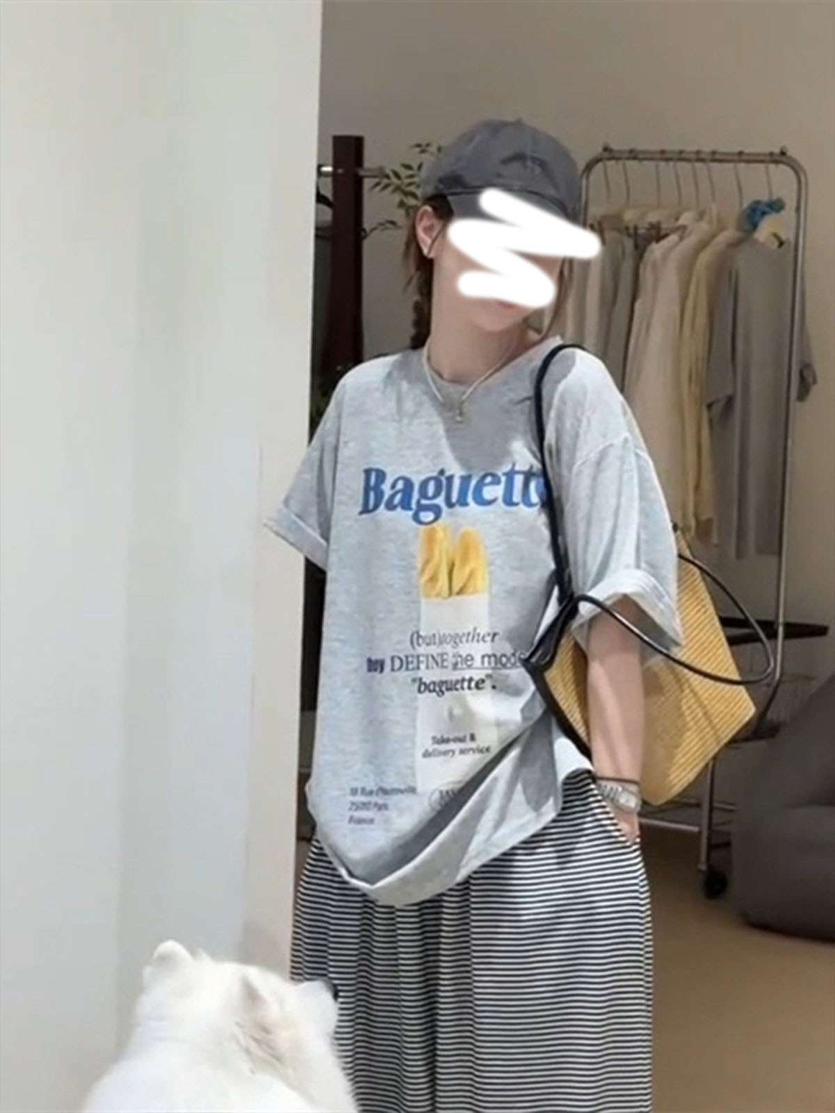 Korean Style Letter Print Round Neck Short Sleeve T-Shirt for Women, 2025 Summer Loose Casual Versatile Top Korean Style Letter Print Round Neck Short Sleeve T-Shirt for Women, 2025 Summer Loose Casual Versatile Top