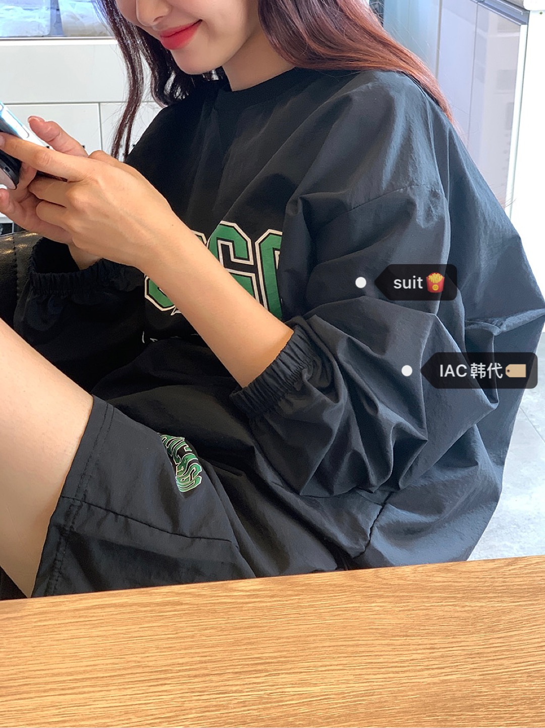 Korean Style Lettered Sports Suit - Cute All-Season Activewear for Women, Perfect for Gym and Casual Wear Korean Style Lettered Sports Suit - Cute All-Season Activewear for Women, Perfect for Gym and Casual Wear
