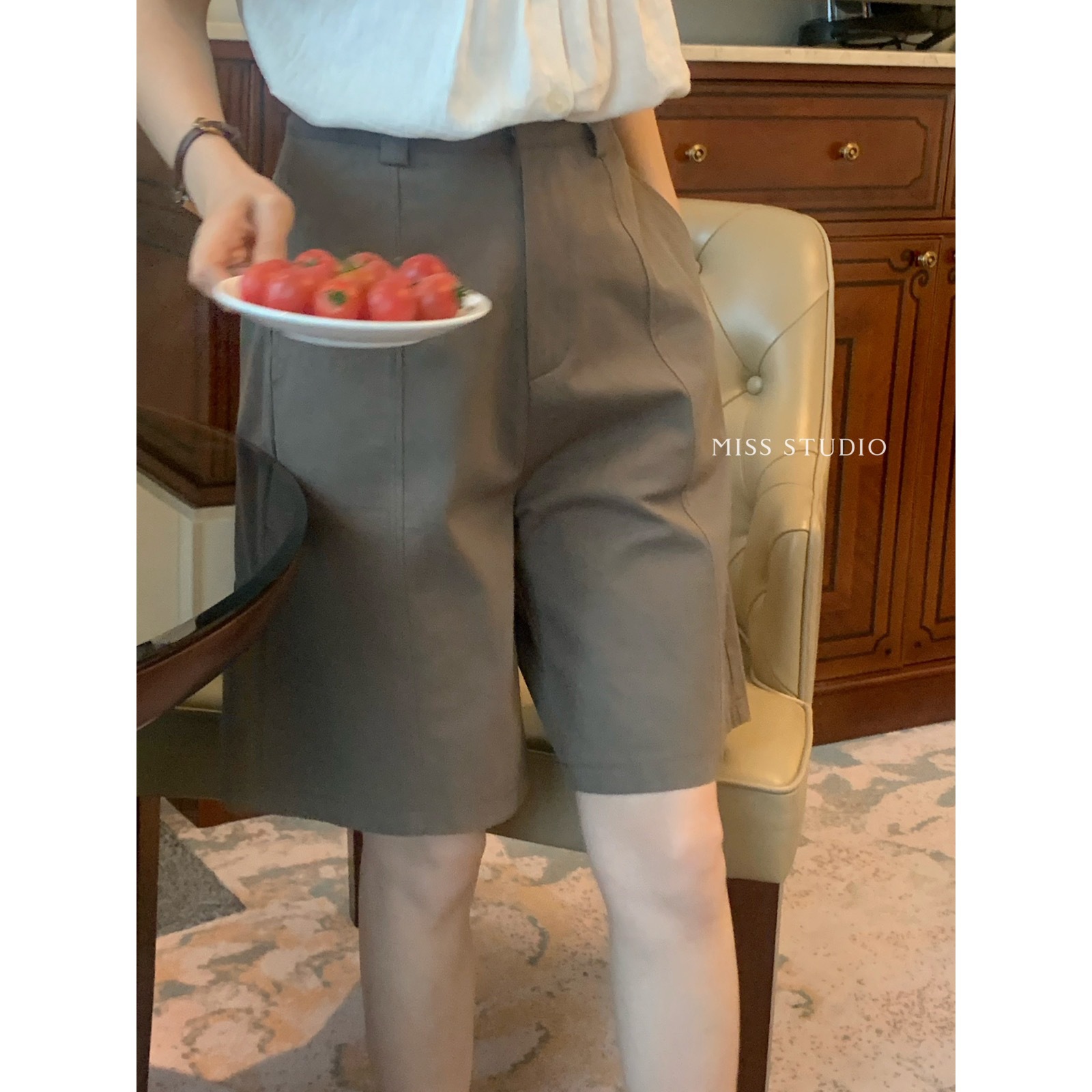 Korean Style Loose Wide-Leg Casual Tencel Shorts for Women - Elegant 2025 Summer Fashion, High-Quality Student Look Korean Style Loose Wide-Leg Casual Tencel Shorts for Women - Elegant 2025 Summer Fashion, High-Quality Student Look